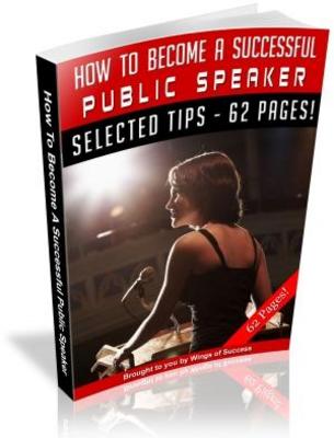 Product picture How To Become A Successful Public Speaker  (MRR)