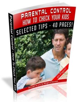 Product picture Parental Control - How To Check Your Kids  (MRR)