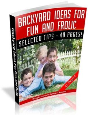 Product picture Backyard Ideas For Fun And Frolic  (MRR)