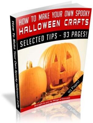 Product picture How To Make Your Own Spooky Halloween Crafts  (MRR)