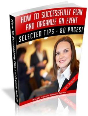 Product picture How To Successfully Plan And Organize An Event - MRR