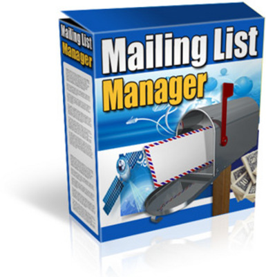 Product picture Mailing List Manager: Manage your mailing lists (MRR)