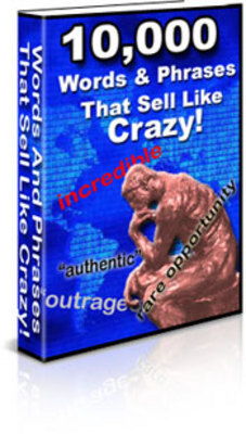 Product picture 10,000 Words & Phrases That Sell Like CRAZY (MRR)