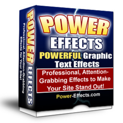 Product picture PowerEffects Version 2: Flash and animated graphics (MRR)