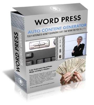 Product picture Word Press Auto Content Generator (MRR)