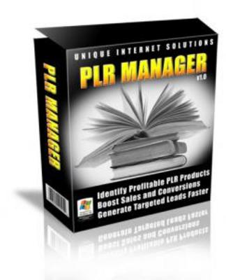 Product picture PLR Manager - Master Resale Rights