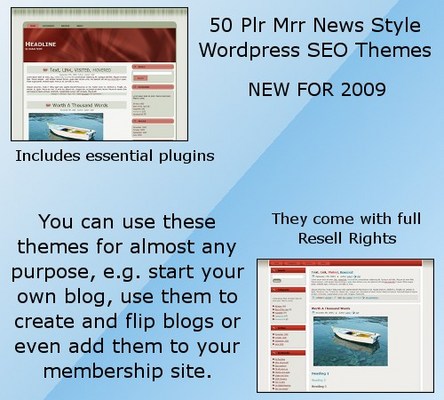 Product picture 50 News Style WordPress Seo Themes (MRR)