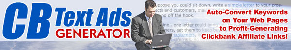 Product picture CB Text Ads Generator: Clickbank Affiliate Links (MRR)