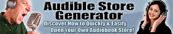 Product picture Audible Store Generator: Sell Audio Books