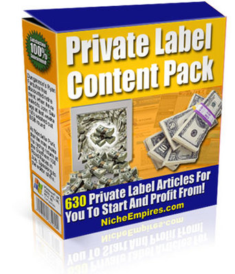 Product picture Private Label Content Pack (MRR)